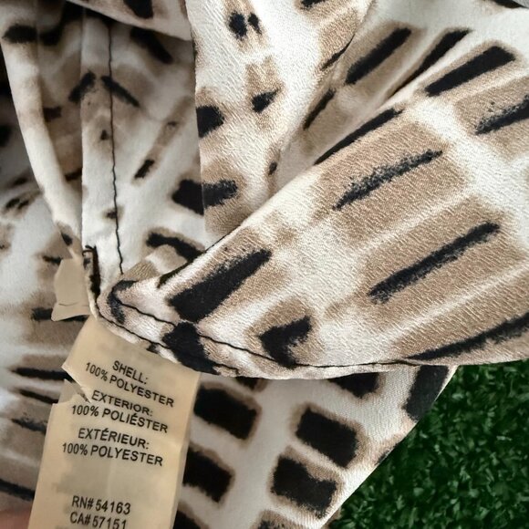 Calvin Klein Long Sleeve Button Front Mandarin Collar Tunic Shirt Plus Size 2X - Picture 7 of 12